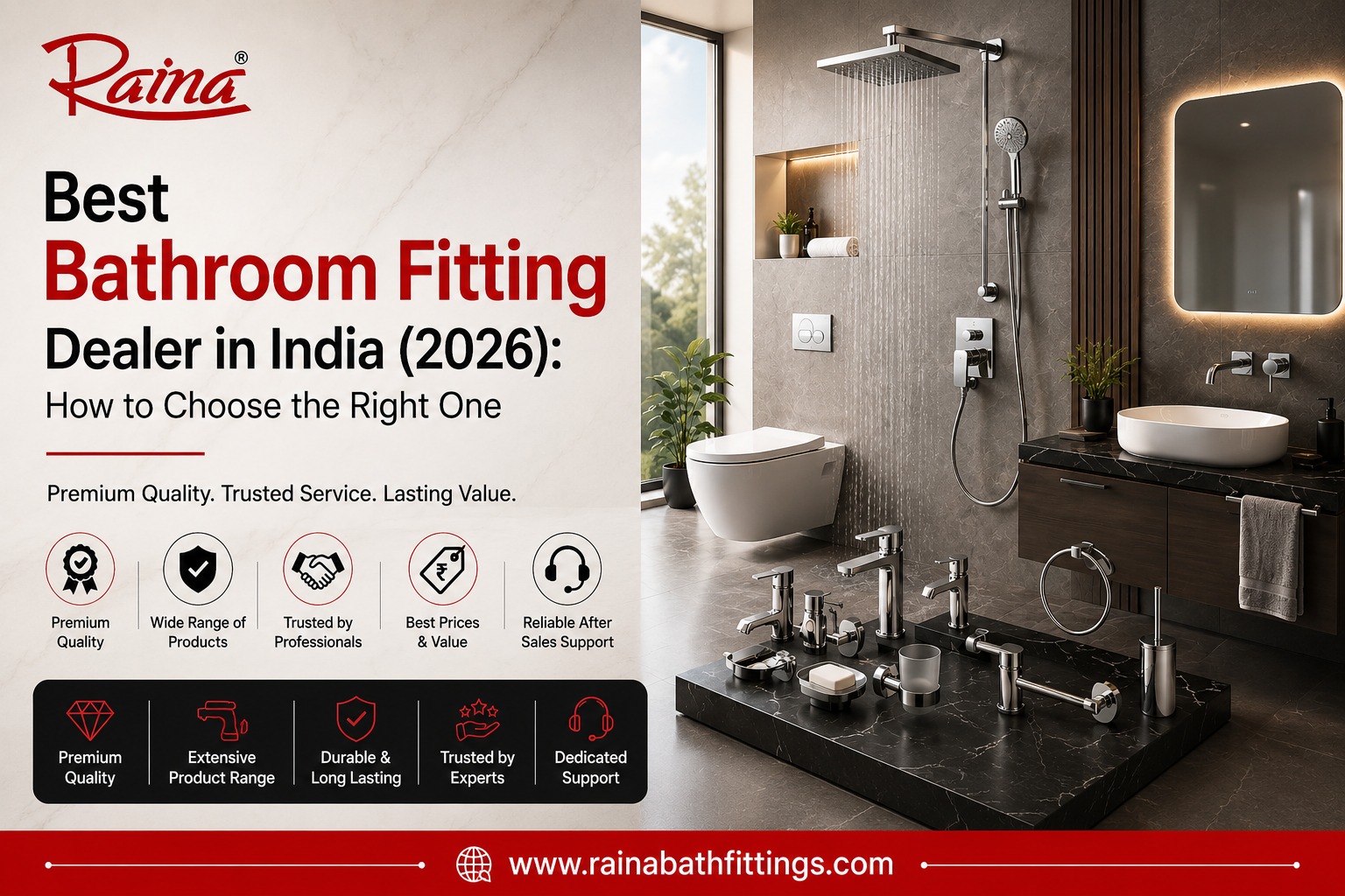 Best Bathroom Fitting Dealer in India (2026): How to Choose the Right One