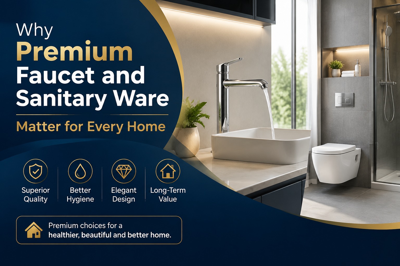 Why Premium Faucet and Sanitary Ware Matter for Every Home