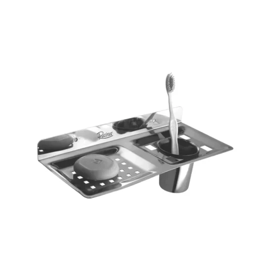 S.S. Soap Dish with Tumbler